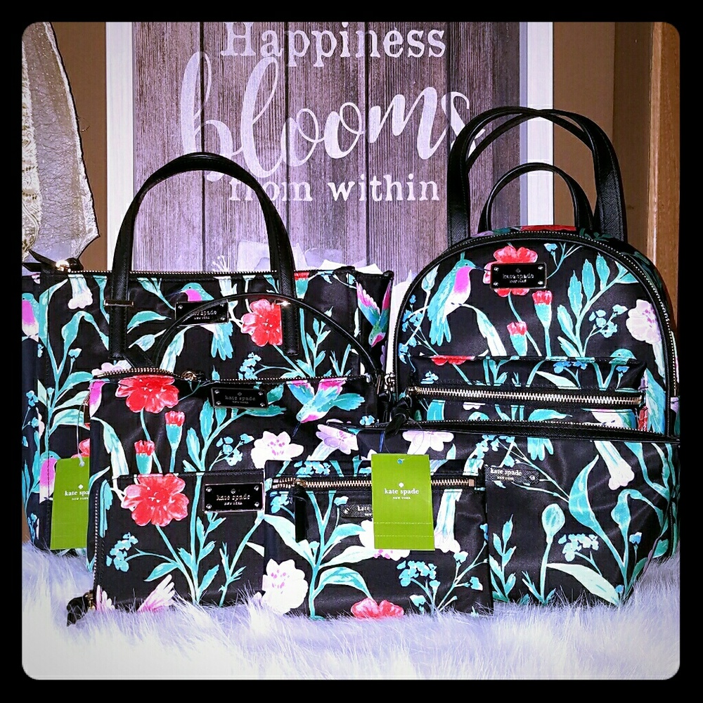Kate spade Hummingbird floral Collection